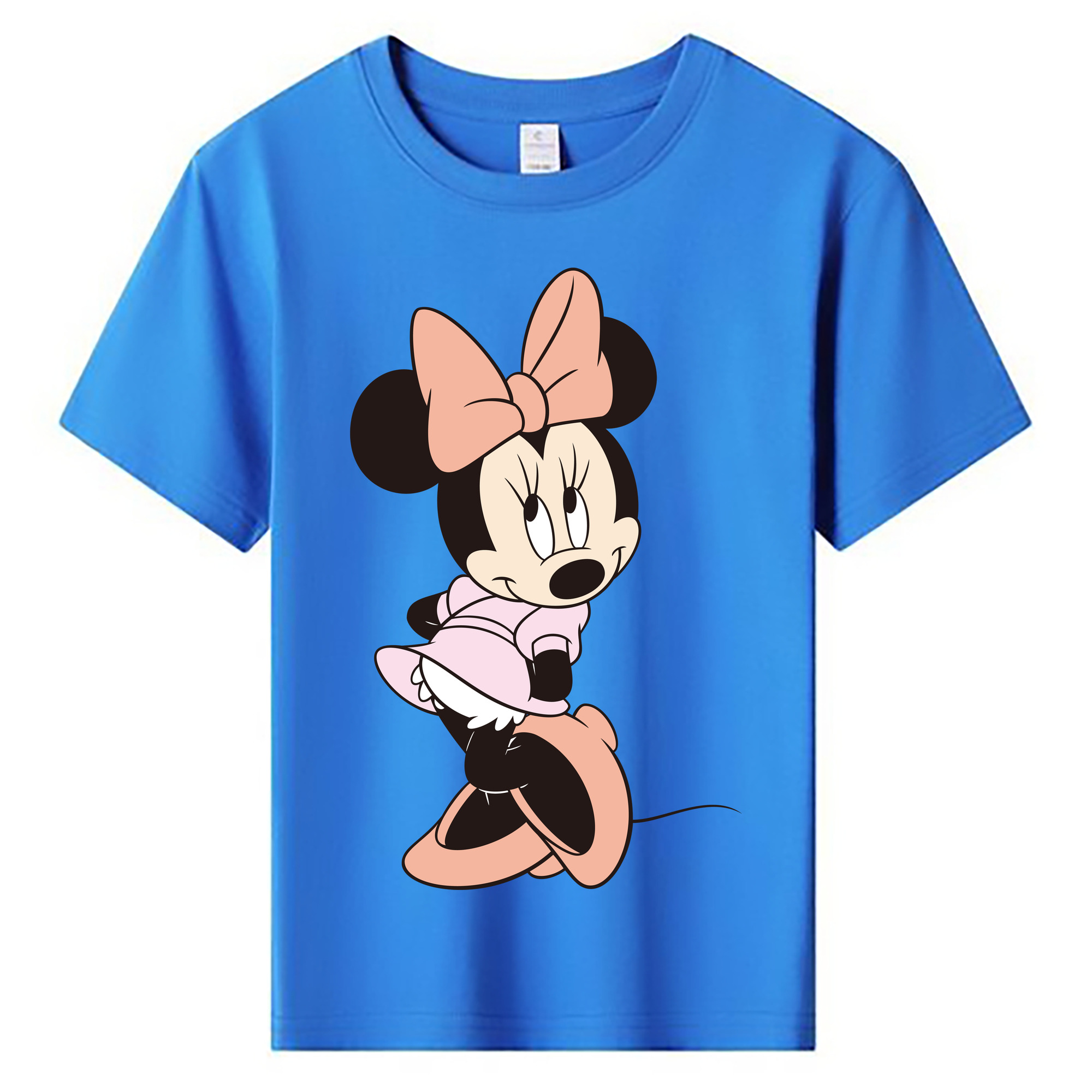 ミッキーマウス Mickey Mouse 綿100％キッズTシャツ（フロントプリント）